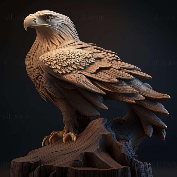 3d модель орла